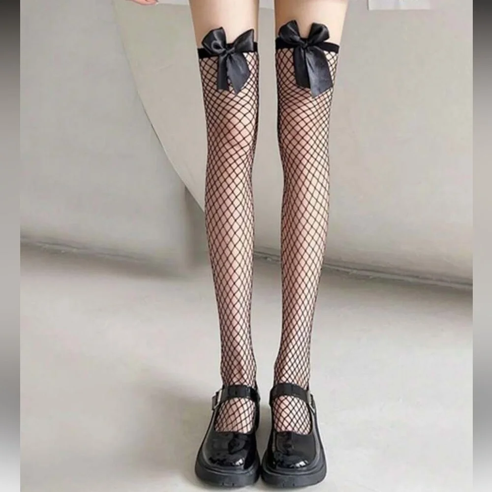 3 pair Set: Black Thigh High Stockings NEW 🏷️